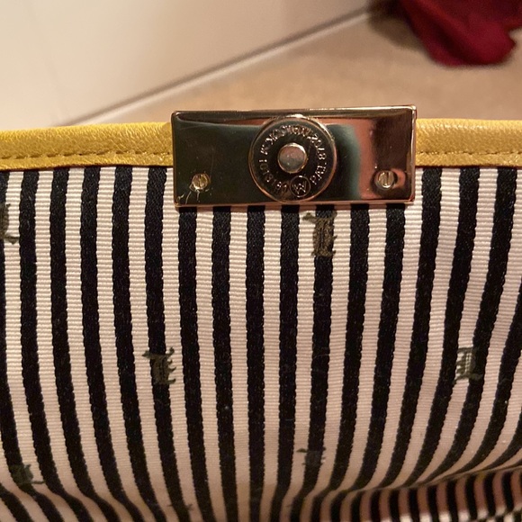 NWOT L.A.M.B. Mustard leather side purse in og bag. - Picture 13 of 15